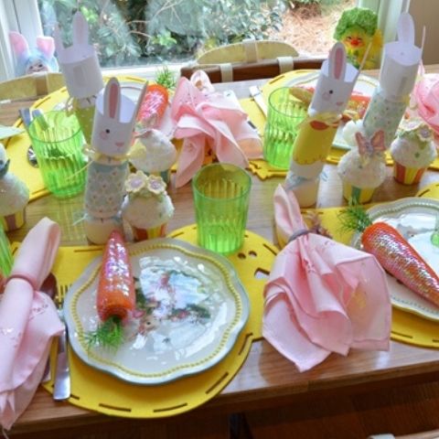 Easter Bunny approved decorations decor party favors crackers