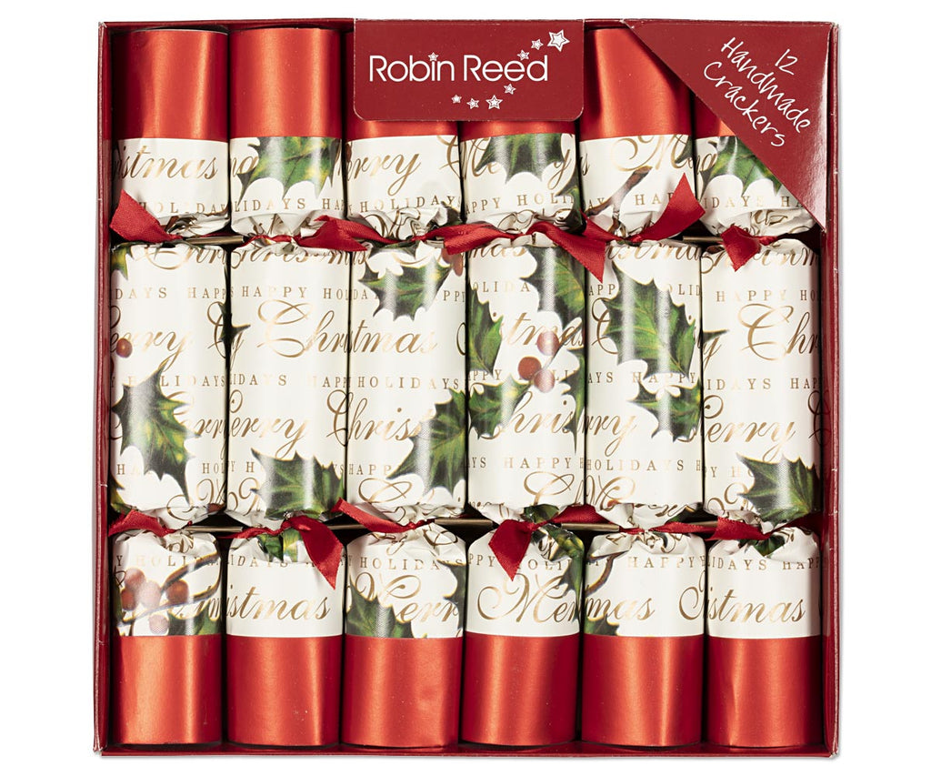 Bows And Berries Party Favor Popper Christmas Crackers - BestPartyCrackers