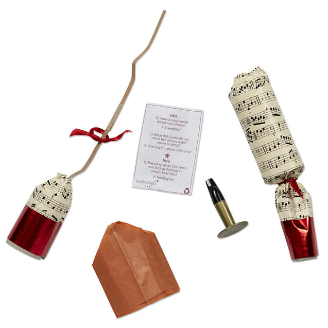 Musical Concerto Christmas Crackers Party Favor Popper Table Decorations
