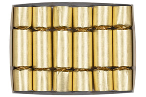 Gold Foil Bridal Wedding Party Favor Popper Christmas Crackers (6)