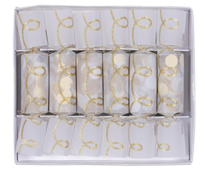 Christmas Crackers Gold Swirl Table Decorations Party Favor Confetti